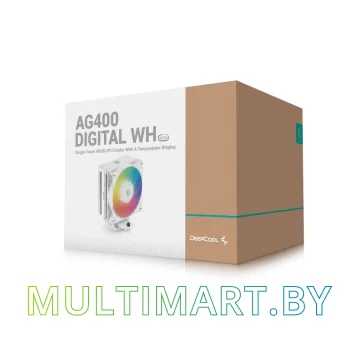 Кулер Deepcool AG400 Digital ARGB WH R-AG400-WHADMN-G-1 картинка 10